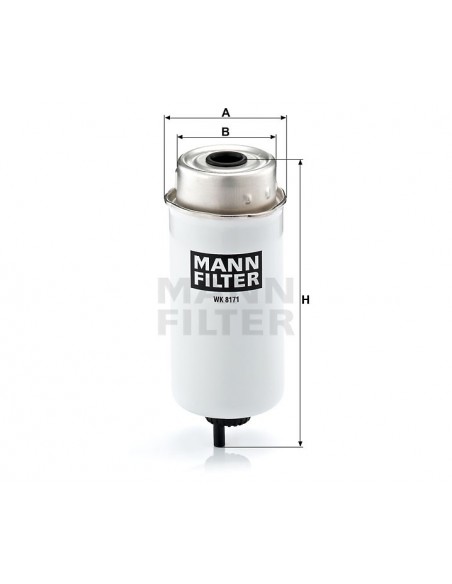 Filtru Combustibil Same Deutz-Fahr 0.900.0456.2, 090004562, 0.900.2043.4, 090020434