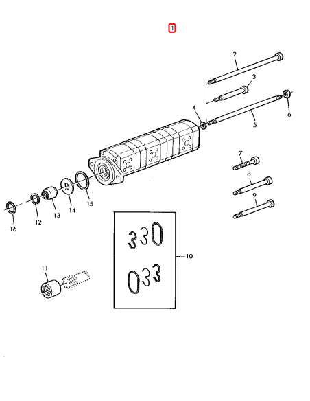 Hydraulic Pump  John Deere AZ49120, AZ45120, 0510565401, 1518222225, 1518222226, 1518222227