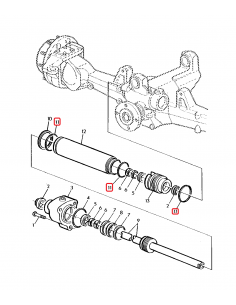 O-Ring 73x3 mm John Deere 51M7059, 0.900.0468.5, 090004685, 0634304586, 0770194004 2