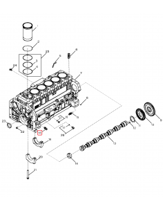 Senzor Presiune Ulei John Deere RE537640