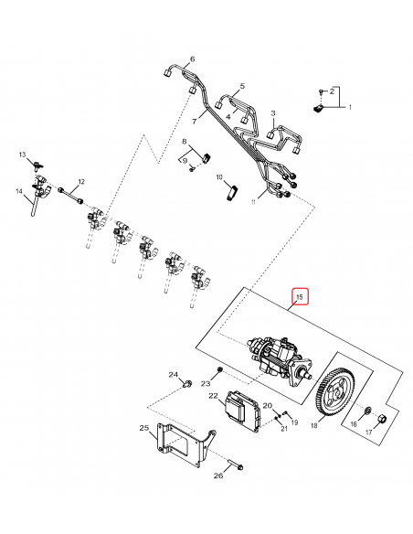 Pompa Injectie John Deere RE515679, RE516988, RE518089, RE518164, RE537872, RE568067, SE500749, SE501237,