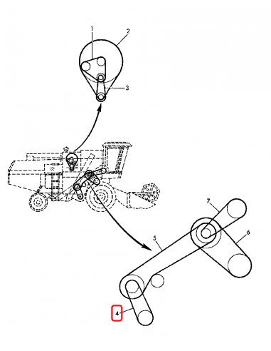 Curea Variator Vant 1174 mm John Deere Z20459, Z41178