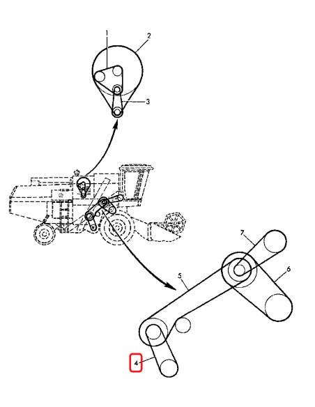 Variable Speed Belt 1174 mm John Deere Z20459, Z41178