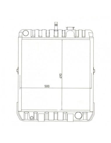 Radiator, Racire Motor Case IH 3220432R94, 3399812R1, 3399812R2
