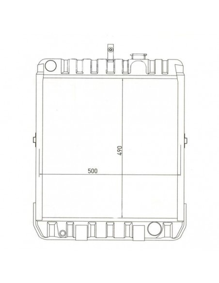 Radiator, Racire Motor Case IH 3220432R94, 3399812R1, 3399812R2