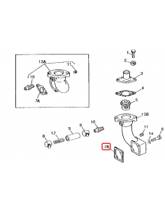 Garnitura Capac Termostat John Deere R54641 2
