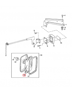 Geam, Oglinda Retrovizoare Stanga/Dreapta - Fara Incalzire 200x280 mm John Deere L79776 2