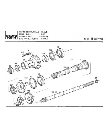 Pinion Transmisie Z-24 SDF 04401822