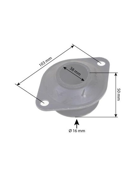 Tampon Cabina SAME Deutz-Fahr 0.169.7686.0, 016976860, 0.292.7673.2, 029276732