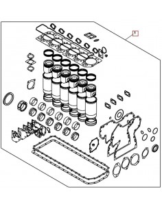 Set Reparatie Motor John Deere  6.8 L POWERTECH RE532634, RE540226 2