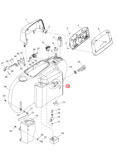 Switch, Ignition John Deere RE61717, RE48214, RE56411, RE264579, RE45963