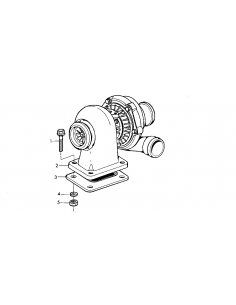 Turbocharger John Deere RE500287, RE506261, RE507544, RE68896, SE502472, 6005026261