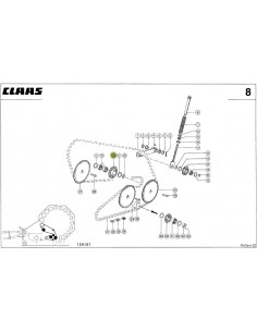 Pinion 19,05X21Z Claas 2