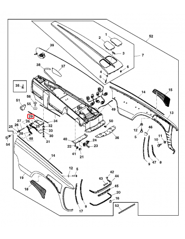 Balama Capota John Deere R166673