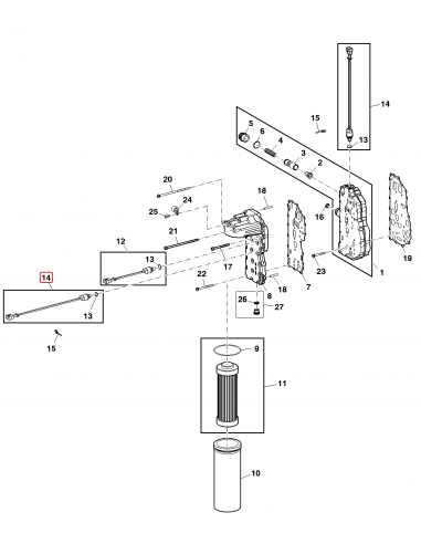 Senzor Presiune, Transmisie John Deere AL156796, AL222123, AL227982, L150803