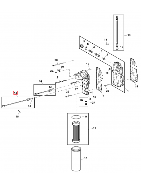 Senzor Presiune, Transmisie John Deere AL156796, AL222123, AL227982, L150803