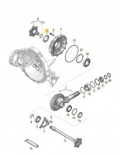 Seal, Output Shaft 40x55x7/8.5 mm Vw-Audi 0CS409400, 0CS 409 400, 0CS-409-400