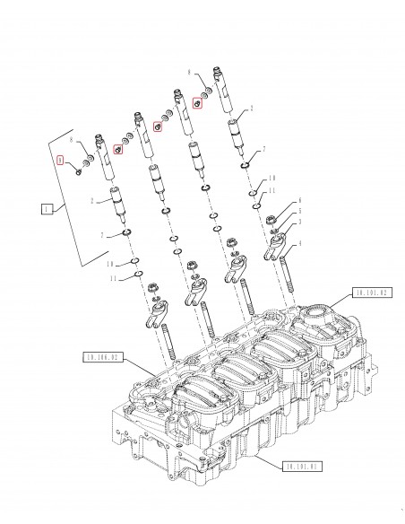 M6 8.8 ENDT F312200710020, F312.200.710.020, IVECO 93190600, 9982964,