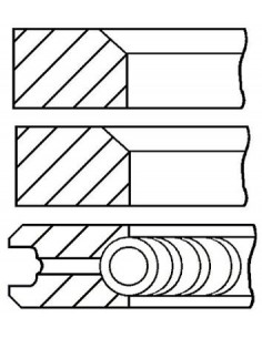 Segmenti Piston Ø 115 - 2.5x2.5x5 mm 08-528000-00