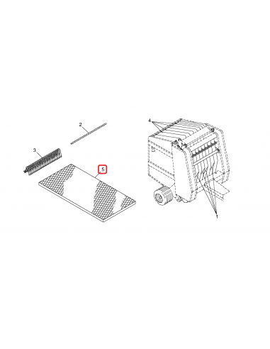 Curea Lata Balotiera John Deere AE74746, AE43286