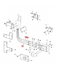 Cablu Joystick John Deere AW24679, AW27921 2