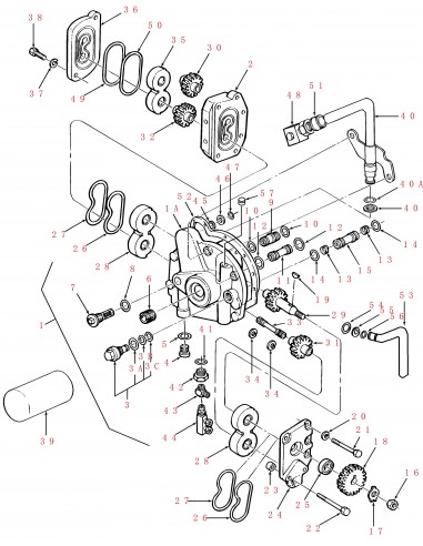 Tube, Hydraulic Pump Ford New Holland 83925912, E0NNE897JA