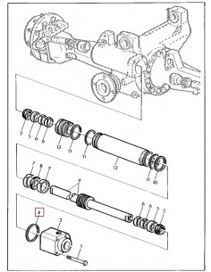 O-Ring, Steering Cylinder John Deere L101732, 0634304475 2