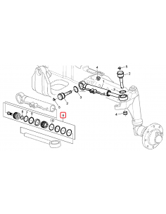Hydraulic Cylinder Kit John Deere RE60900, RE49790, RE158114, N131838, P42061, U10291 2
