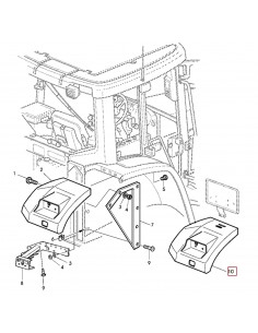 Extensie Aripa Spate Dreapta John Deere L101648, L77512 2
