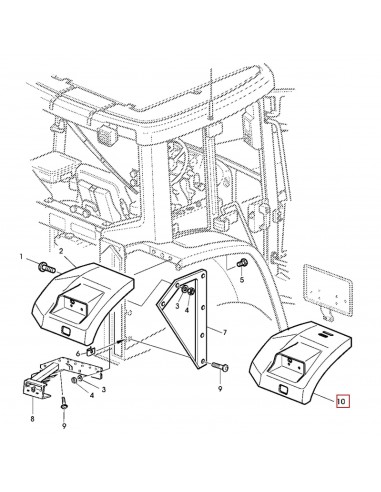 Extensie Aripa Spate Dreapta John Deere L101648, L77512