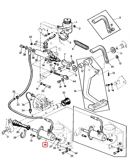 Cilindru Ambreiaj Secundar 38.1 mm John Deere AL34744