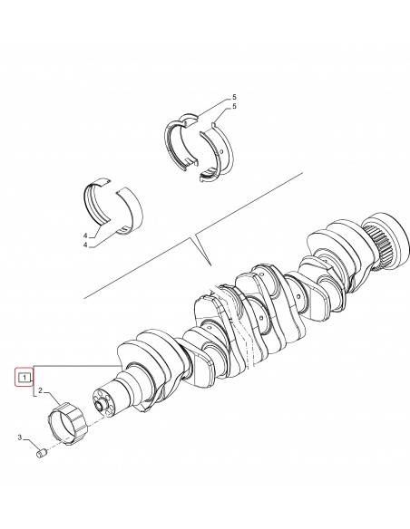 Arbore Motor IVECO 504240990, 2831069, 2831335, 2859419, 504359387 Arbore Motor IVECO 504240990, 2831069, 2831335, 2859419, 504359387