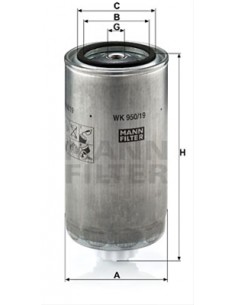 Filtru Combustibil Mann WK950/19