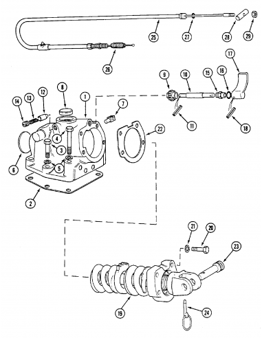 Cable, Top Link Sensing David Brown K906182, K918581, K928403, K962897, K963417