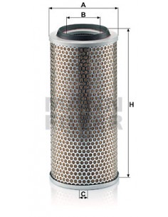 Filtru Aer Principal 165x351 mm Mann C17225/3 2