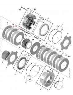 Intermediate Plate, Forward Ø 140x251x7 mm John Deere R96805 2