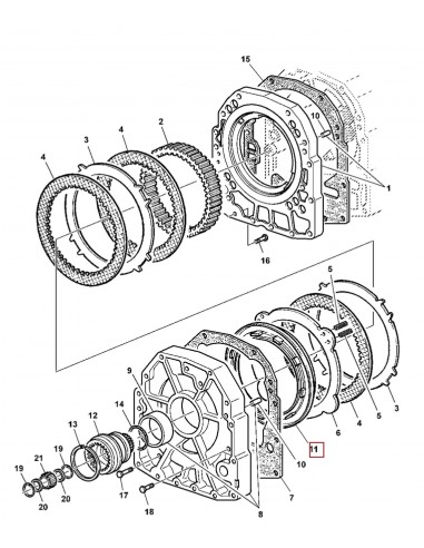 Simering Piston 245x285mm John Deere R105391