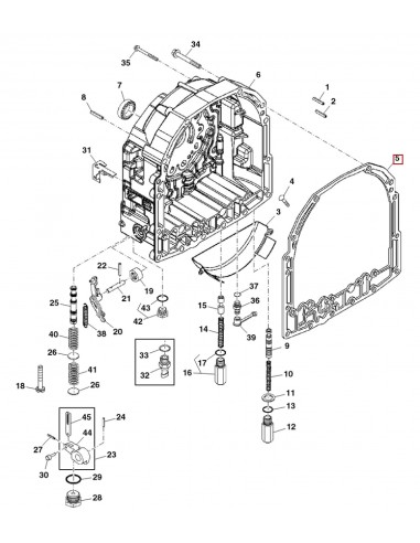 Garnitura Capac Fata John Deere R115147, R119526, R121682