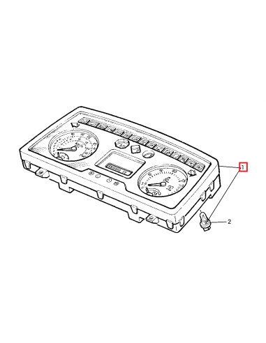 Tablou de Bord John Deere AL159134, AL167474, AL203383, AL232766