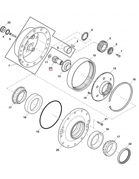 Pinion John Deere R324796