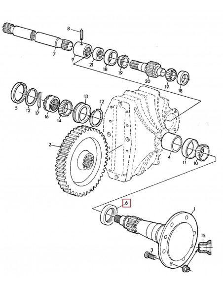 110x153x19 mm John Deere AH62106, NATIONAL 8967S