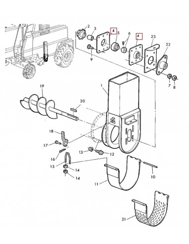 Flansa Rulment John Deere H152916