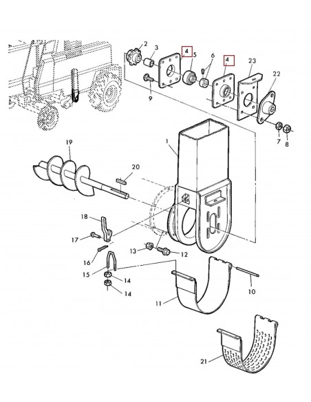 Flansa Rulment John Deere H152916