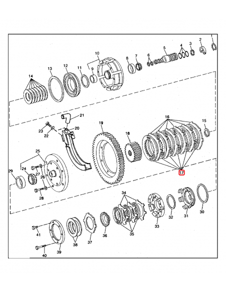 Disc Frictiune Ø 130x196x3.3 mm John Deere AR68945, AR94517, RE23286, RE234261, RE65291