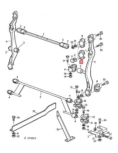 Capac, Bucsa Brat Casa Site John Deere Z10634, Z-10634