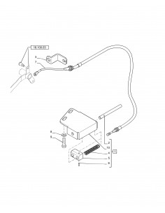 Cable 660 mm 84193546, 47455800 2