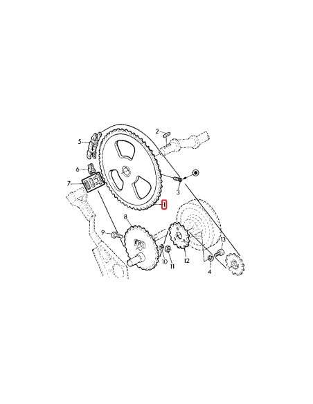 Chain Sproket Z-63 John Deere Z10025, Z10563