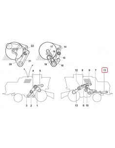 Belt, Rear Straw Chopper 2HBx6920 mm John Deere CQ39824, Z47763, ZY66748, 2