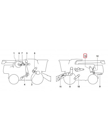 Curea 3HBx4670mm John Deere H177177, CC100752, Deutz 06215237,  089-000946-6.050, 0890009466.050, 890009466050