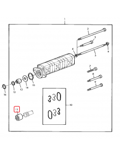 Pinion Pompa Hidraulica Z-15 John Deere Z62148